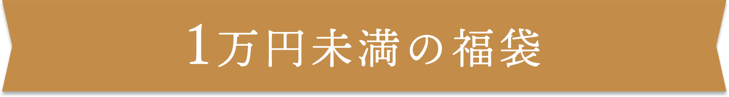 1万円未満の福袋