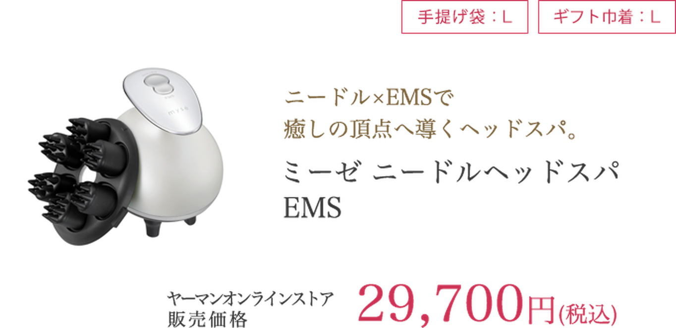 ミーゼ ニードルヘッドスパ EMS 29,700円（税込）