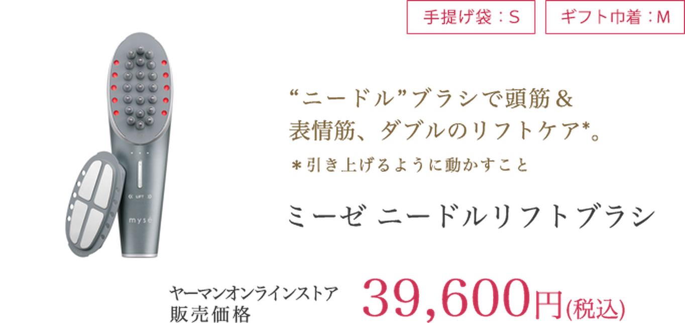 ミーゼ ニードルリフトブラシ 39,600円（税込）