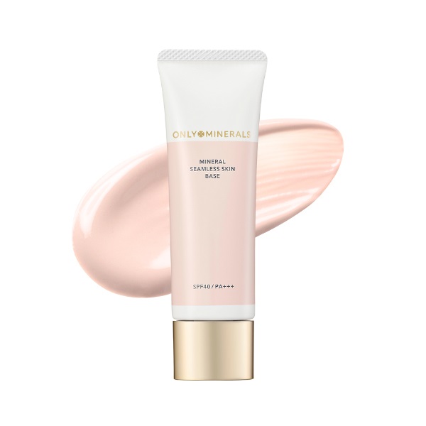 オンリーミネラル ミネラルシームレススキンベース(02ピンクベージュ)
