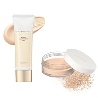 【約10％OFF】オンリーミネラル ミネラルシームレススキンベース&薬用レスキューフェイスパウダー セット