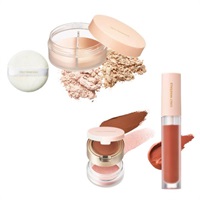 【約39％OFF】オンリーミネラル ミネラルフェイスカラーデュオ＆アイシャドウデュオ＆リップセラム セット