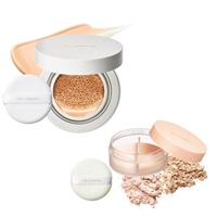 【30％OFF】オンリーミネラル 薬用 リンクルホワイトクッションBB（オークル）＆ミネラルフェイスカラーデュオ セット