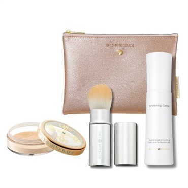 【約34%OFF】薬用ホワイトニングファンデ＆抗菌コートポケットファンデブラシ＆薬用ホワイトニングジュレセット