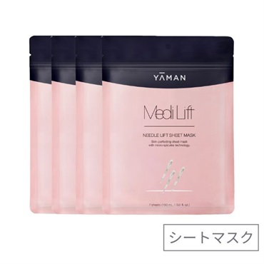 メディリフト ニードルリフトシートマスク (7枚入り)　× 4袋セット