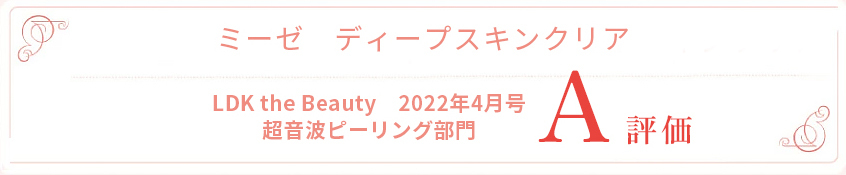 LDK the Beauty　2022年4月号　超音波ピーリング部門　A評価