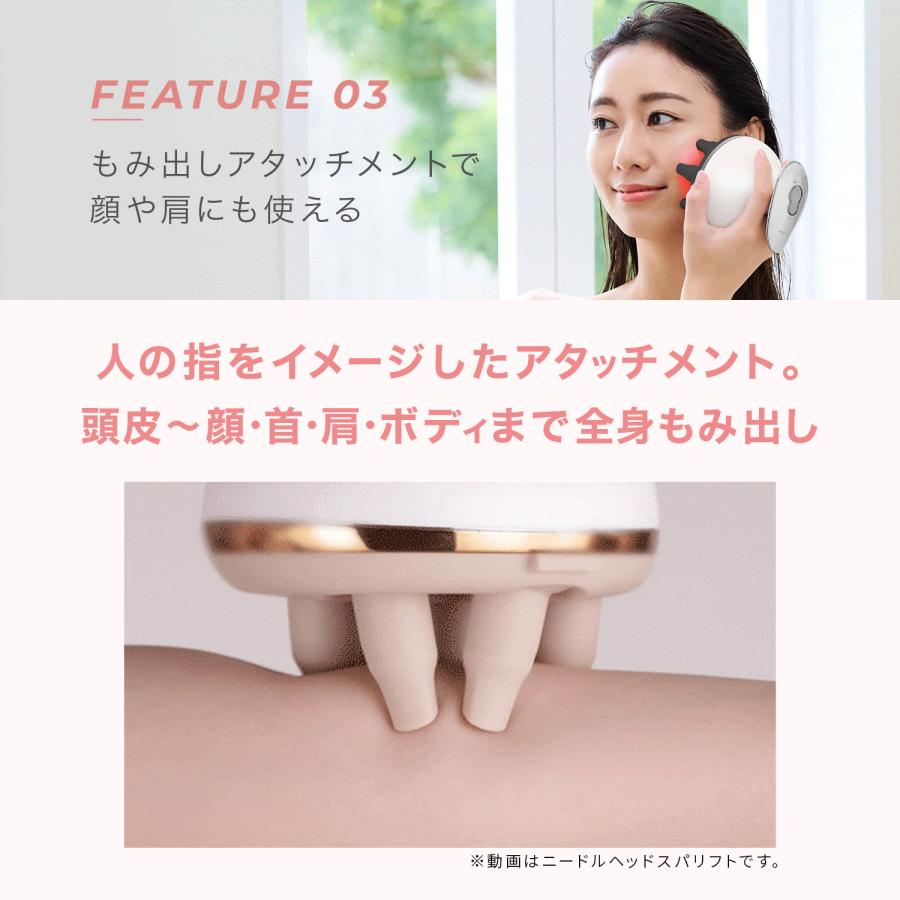 ミーゼニードルヘッドスパEMS MS-33W ヤーマン MS33W ミーゼ ニードルヘッドスパEMS ホワイト×ブラック