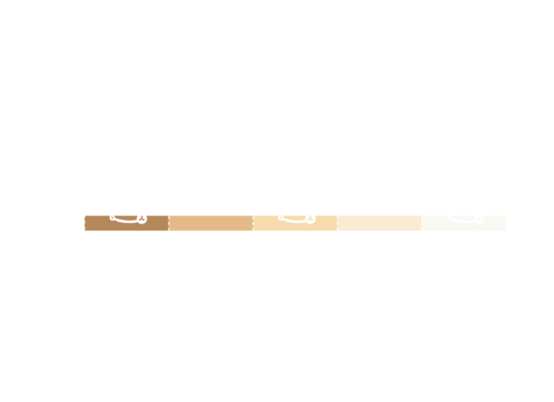 光レベルを調整する肌色センサーのグラフ