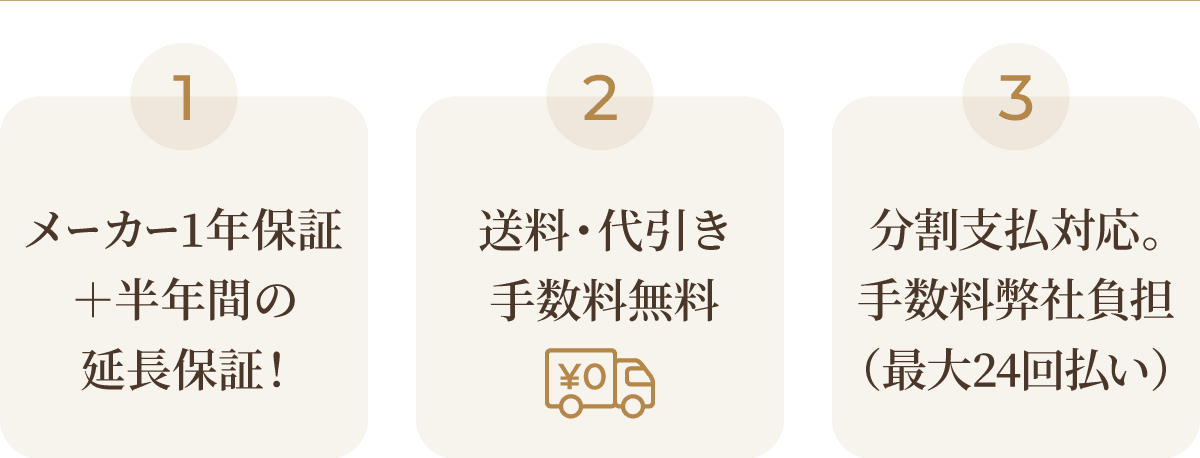 メーカー1年保証＋半年間の延長保証！/送料・代引き手数料無料/分割支払いにも対応。手数料弊社負担！（最大24回払い）