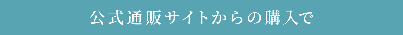 公式通販サイトからの購入で