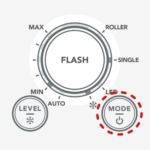 Step2 電源をオンにする