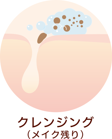 クレンジング(メイク残り)