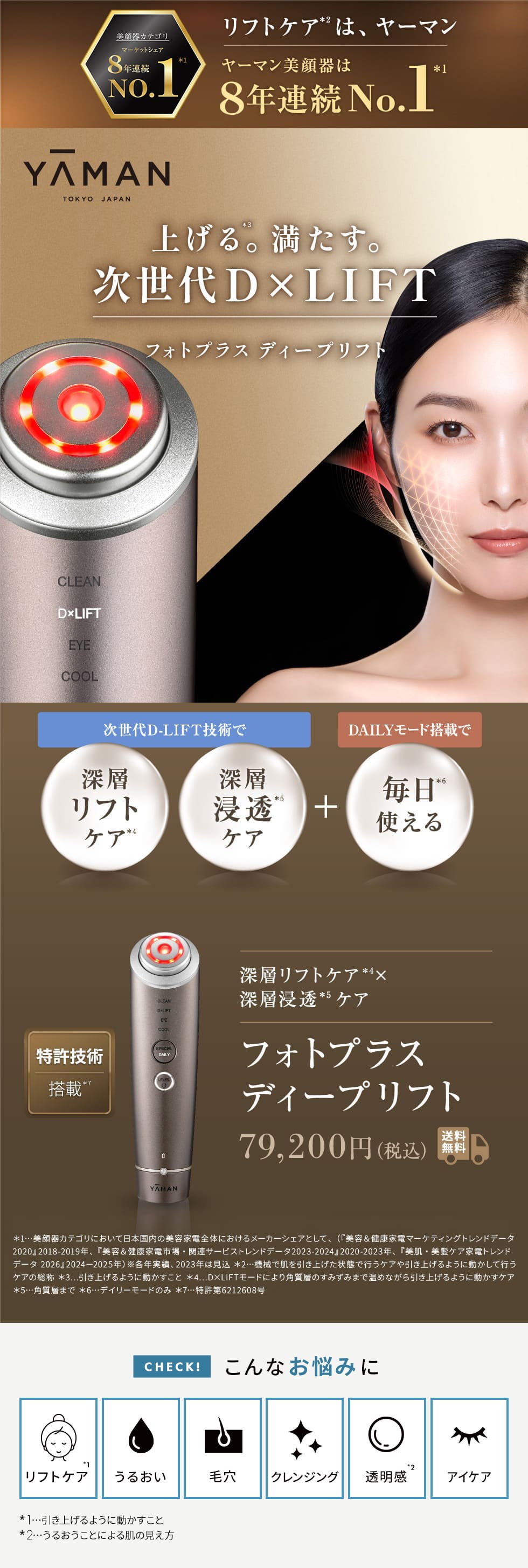 フォトプラス ディープリフト｜ヤーマン公式通販サイト | ヤーマン