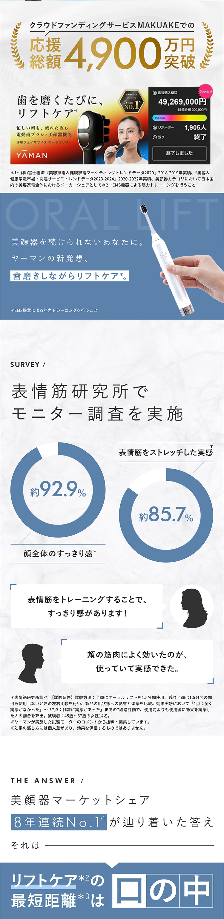 オーラルリフト SE｜ヤーマン公式通販サイト | ヤーマンオンラインストア