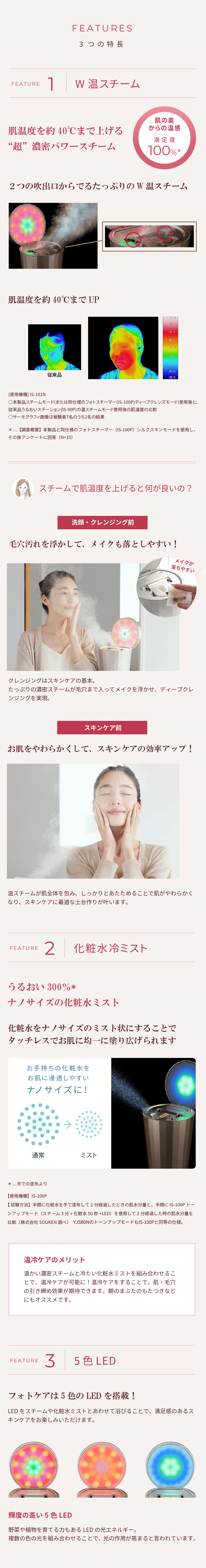 美顔器スチーマー フォトケア | ヤーマン公式通販サイト | ヤーマン 