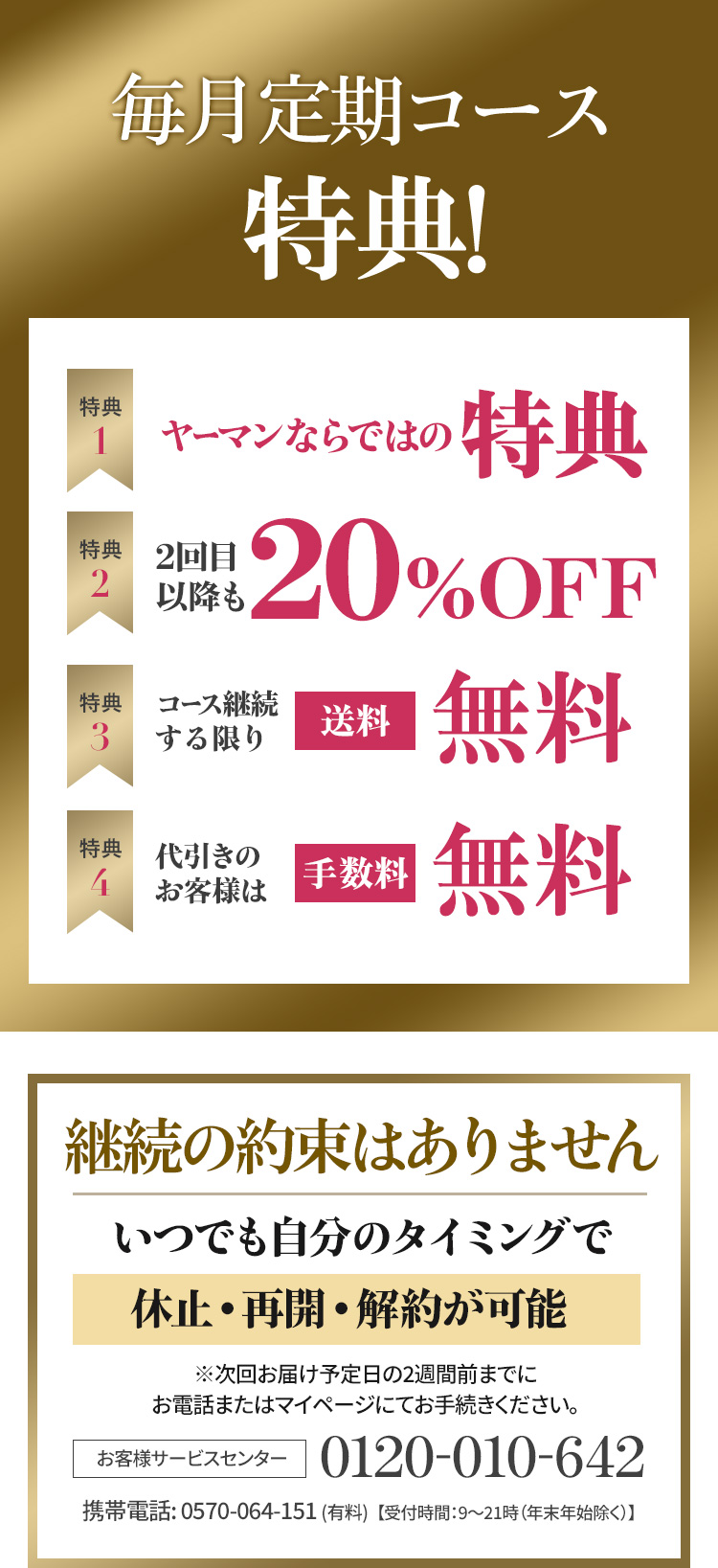 定期特典