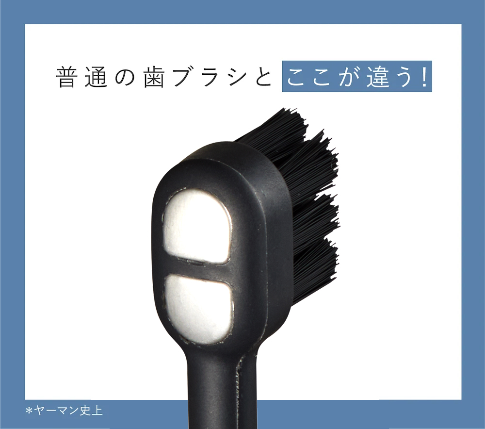 普通の歯ブラシとここが違う！