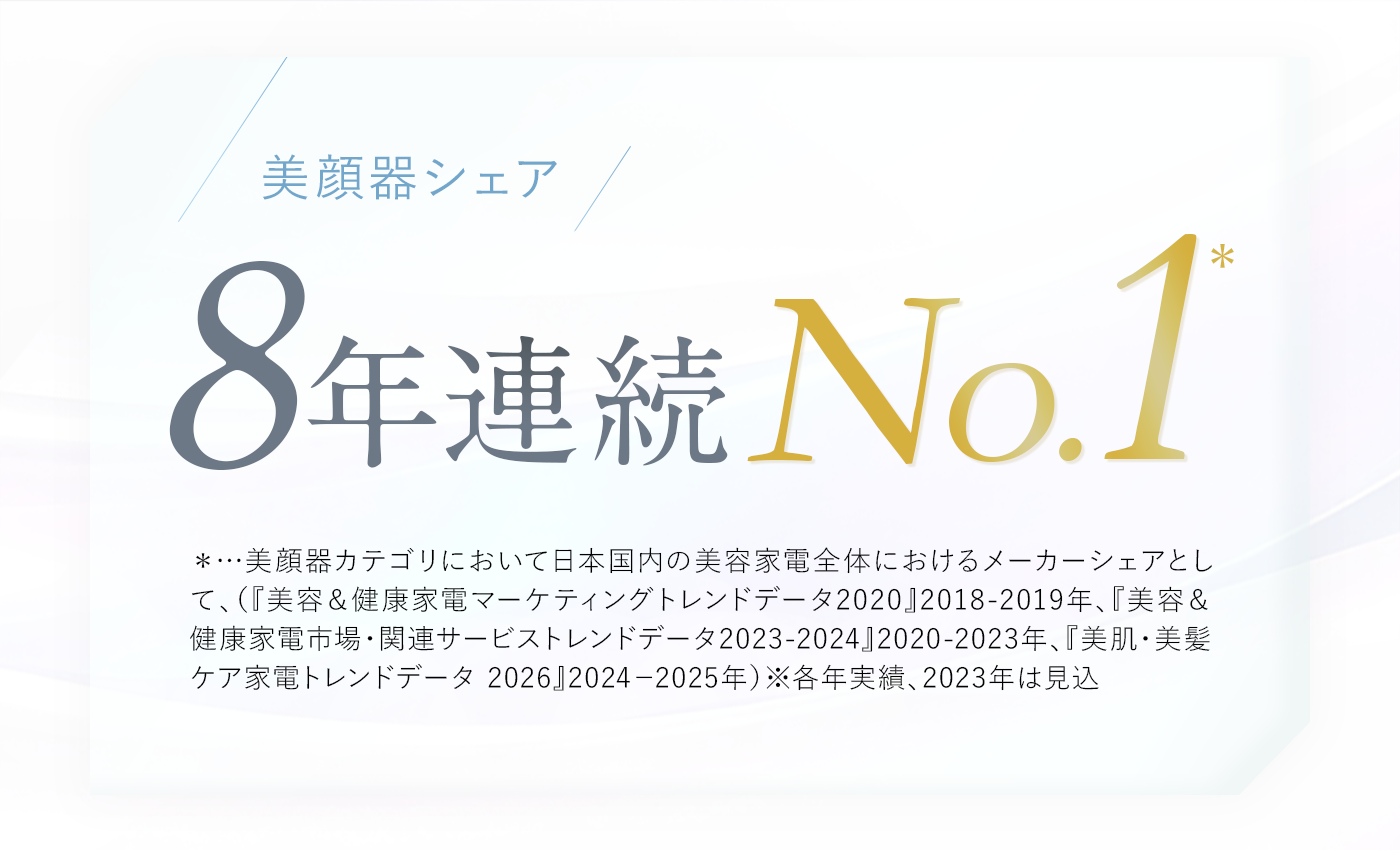 8年連続v No.1