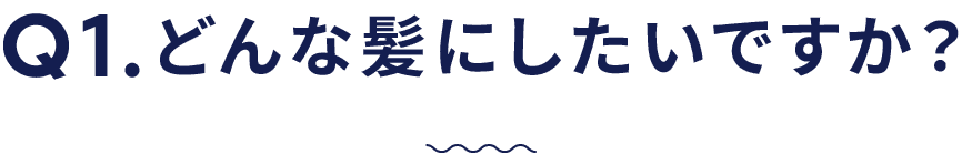 どんな髪にしたいですか？